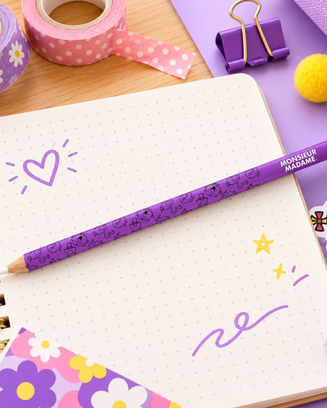 Crayon Blanc Monsieur Madame – Accessoire Créatif - Bohin - Mercerine