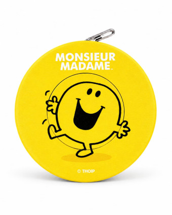 Mètre Enrouleur Jaune Heureux Monsieur Madame - Bohin - Mercerine