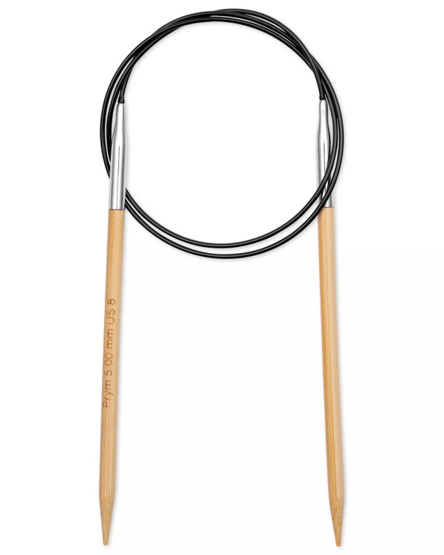 Aiguilles japonaises circulaires - Aiguilles bambou - Taille 5.0 mm - Prym - Mercerie - Mercerine