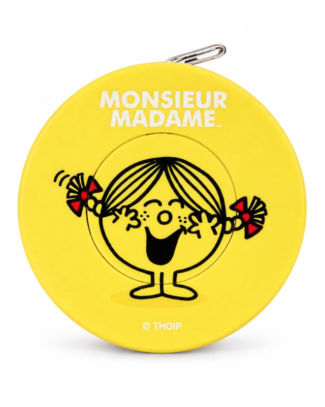 Mètre Enrouleur Jaune Monsieur Madame – Bohin| Mercerine