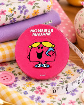 Mètre Enrouleur Fushia Monsieur Madame - Bohin