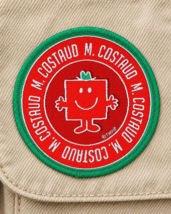 Écusson brodé M Costaud - Monsieur Madame - Bohin - Mercerine