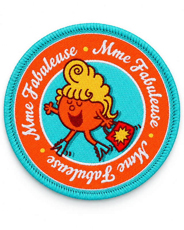 Écusson brodé Mme Fabuleuse- Monsieur Madame - Bohin - Mercerine