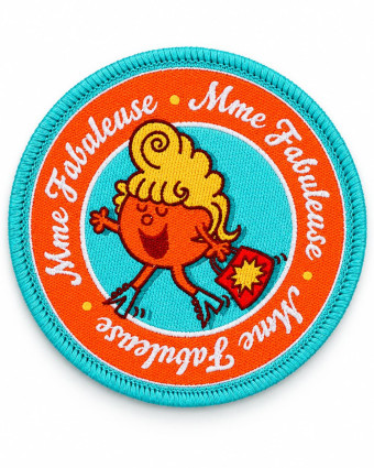 Écusson brodé Mme Fabuleuse- Monsieur Madame - Bohin - Mercerine