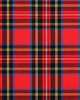 Tissu Tartan Flanelle rouge multicolore - Mercerine