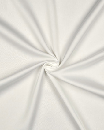 Tissu Satin Microfibre Uni Blanc - Mercerine