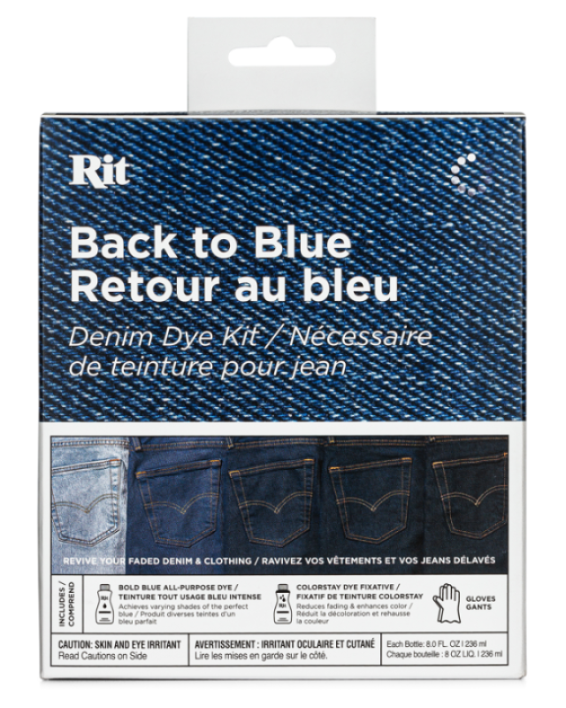 Kit Teinture Jean Back to Blue Rit Dye | Mercerine
