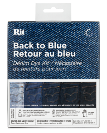 Kit Teinture Jean Back to Blue Rit Dye | Mercerine