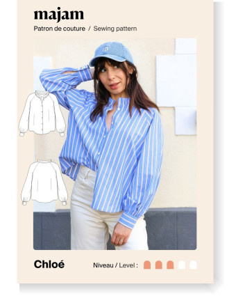 Patron Chemisier Chloé - Majam - Mercerine