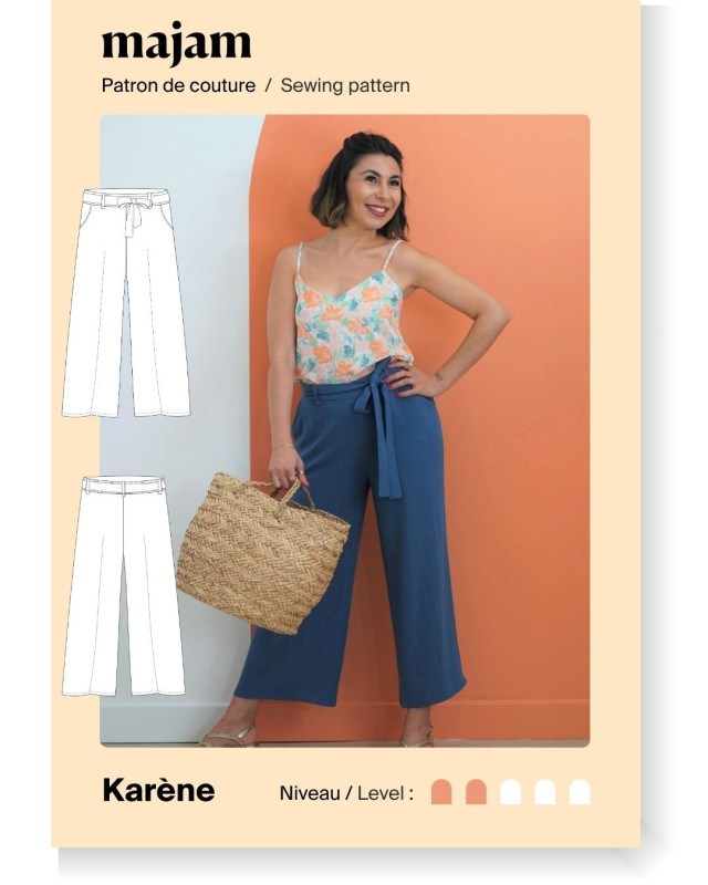 Patron Pantalon Karène - Majam - Mercerine