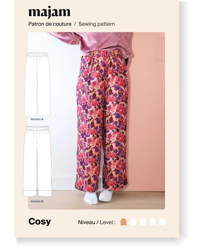 Patron Pantalon Cosy - Majam - Mercerine