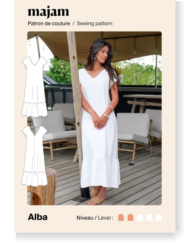 Patron Robe Alba - Majam - Mercerine