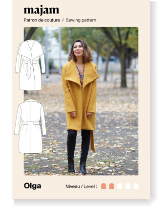 Patron Manteau Olga - Majam - Mercerine