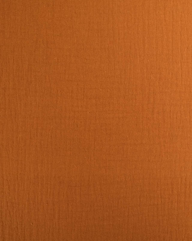 Tissu Gaze de Coton Caramel Thaïs - Mercerine