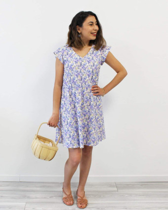Patron robe en jersey Émilie - mercerine