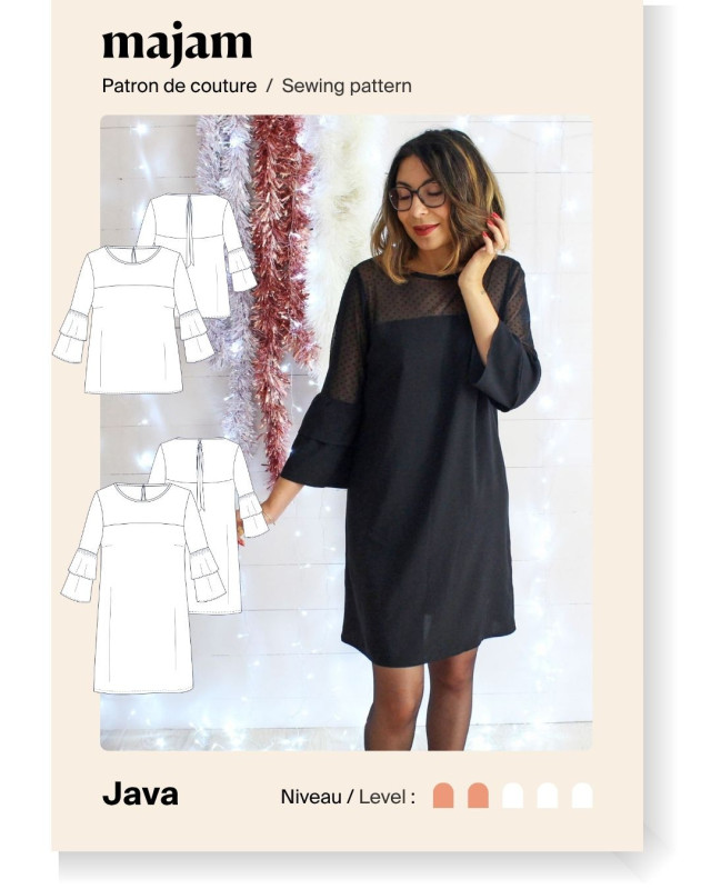 Patron robe et blouse Java - Majam - Mercerine