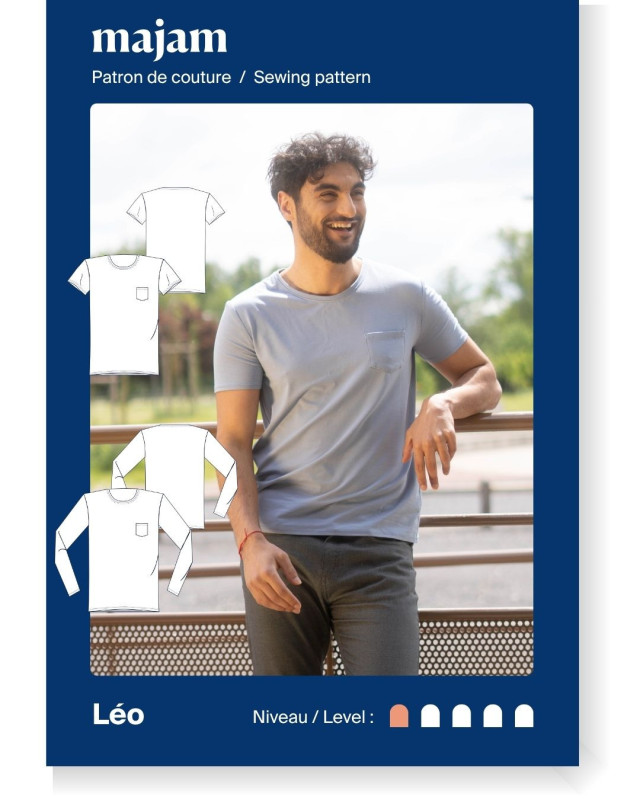 Patron t-shirt et pull homme Léo - Mercerine