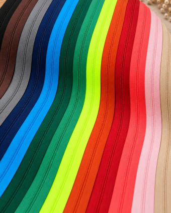 Fermeture Nylon au mètre Non séparable 3 cm - Mercerine