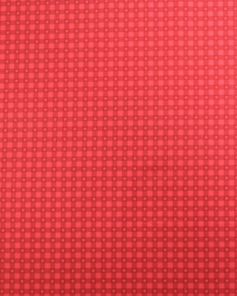 Tissu vichy et étoiles rouge | Mercerine