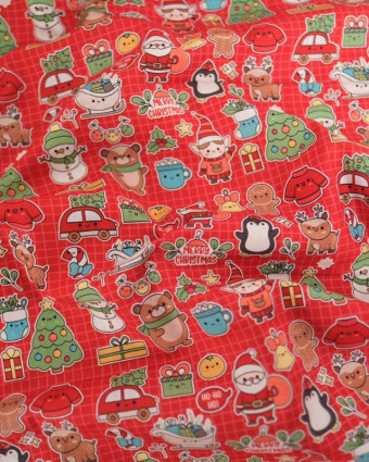 Coton de Noël Kawaii Christmas - Mercerine