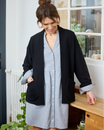 Patron veste-gilet Cosy - Atelier Scämmit - Mercerine