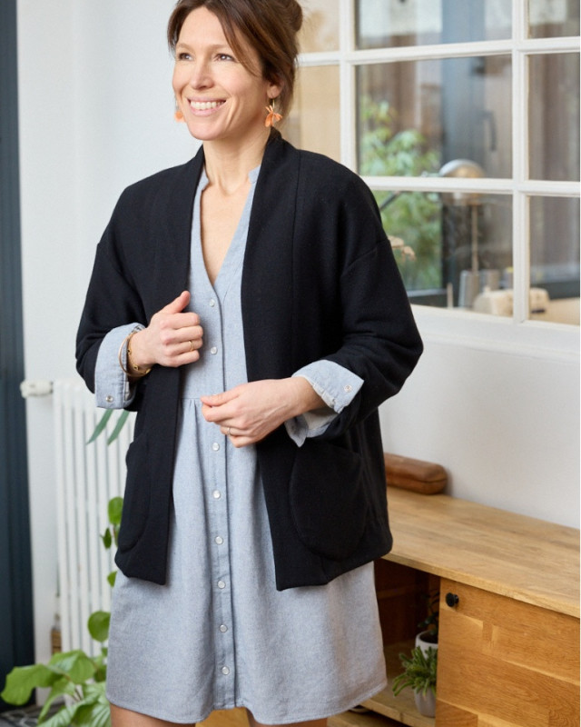 Patron veste-gilet Cosy - Atelier Scämmit - Mercerine
