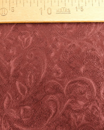 Jacquard stretch vieux rose à reliefs - Mercerine