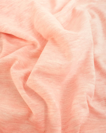 Jersey Mélangé Layette Rose - Mercerine