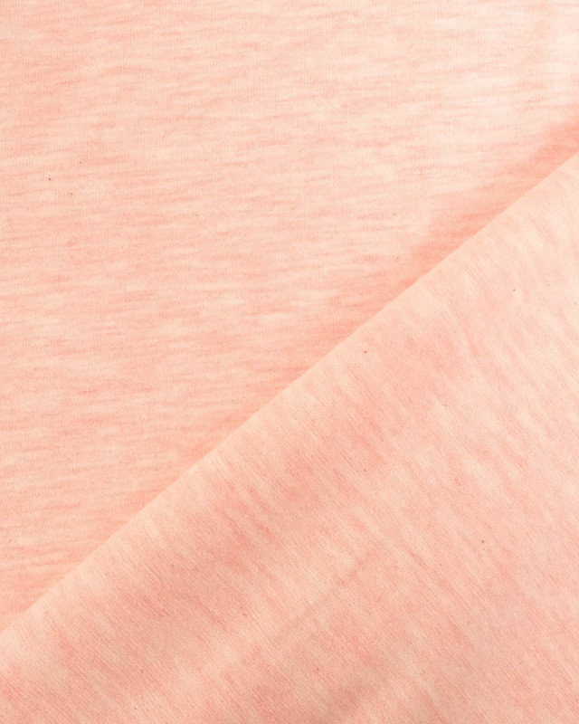 Jersey Mélangé Layette Rose - Mercerine