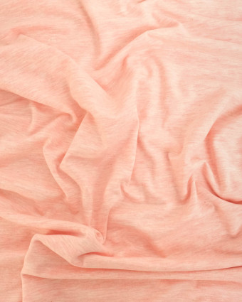 Jersey Mélangé Layette Rose - Mercerine