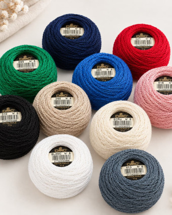 Coton perlé DMC n°8 pelote -  Mercerine