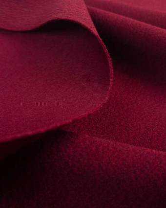 Crêpe jersey bordeaux extensible au mètre - Mercerine