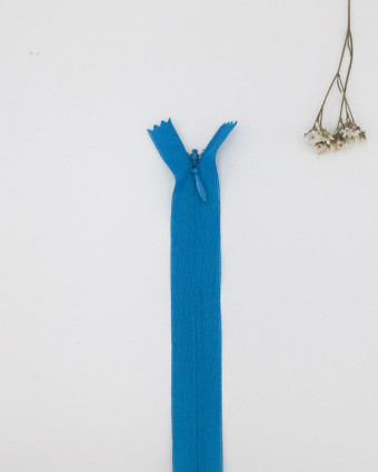 Fermeture à glissière invisible blue note