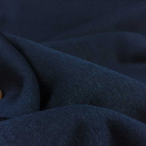 Tissu habillement - Tissu sweat jogging bleu marine - Mercerine Tissus et mercerie en ligne