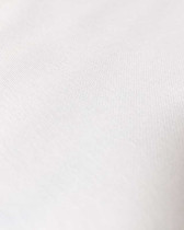 Tissu coton uni blanc oekotex Henry - par 10cm
