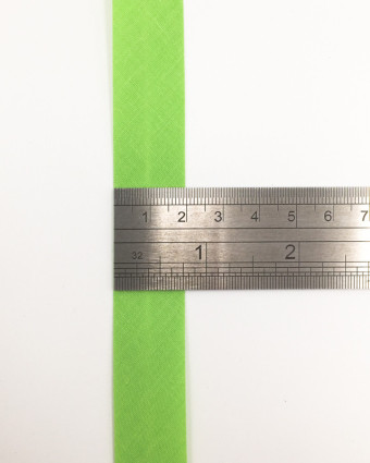 Biais vert pomme, vendu au mètre - Mercerine