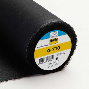 Tissu Vlieseline G710  Entoilage tissé léger ferme noir -  Mercerine