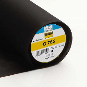 Tissu Vlieseline G785 Entoilage tissé extensible noir -  Mercerine
