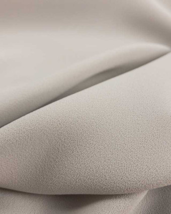 Crêpe polyester rose poudré Clara - Mercerine