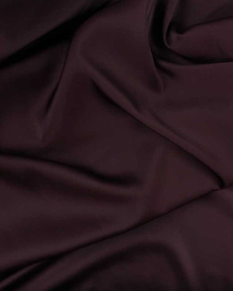 Tissu satin prune léger Gala x10cm