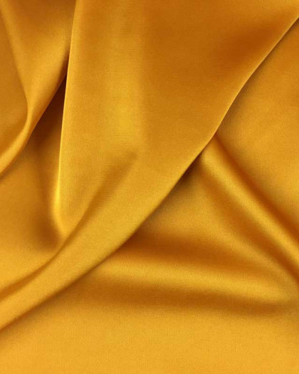 Tissu satin jaune léger Gala x10cm