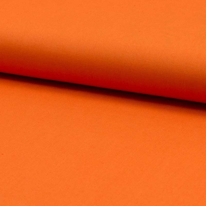 Popeline de coton Orange x10cm