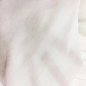 Tissu satiné blanc - par 10cm