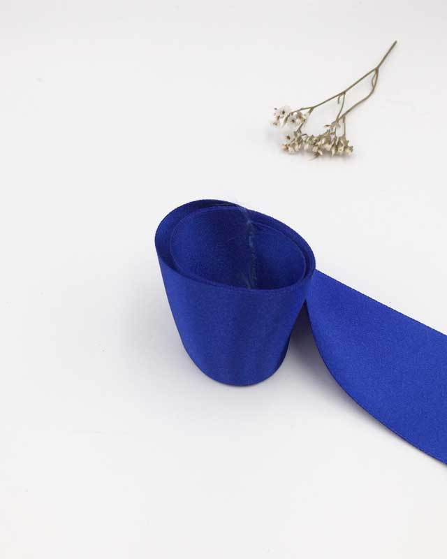 Ruban satin bleu roi