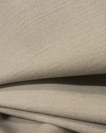 Sergé De Coton Taupe - 10cm