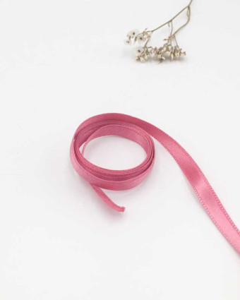 Ruban satin rose