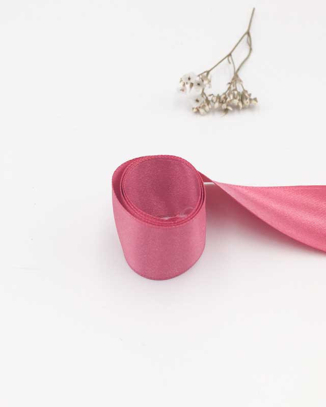Ruban satin rose