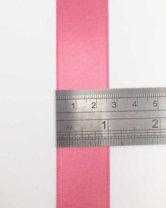 Ruban satin rose