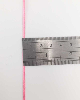 Ruban satin rose bonbon - Mercerie en ligne - Mercerine