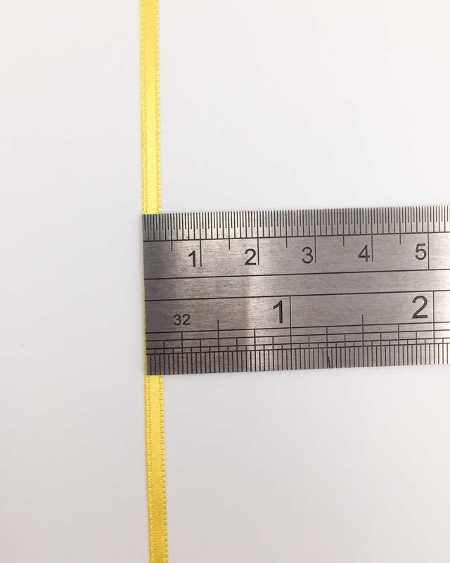 Ruban satin ocre jaune